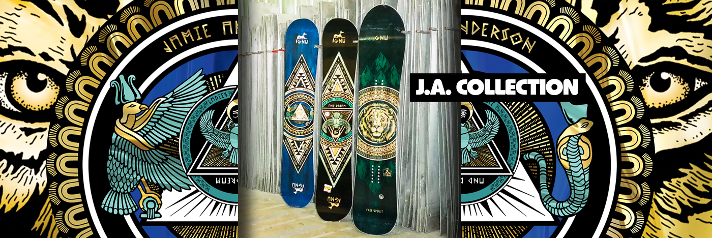 Gnu Snowboards Jamie Anderson Snowboard Collection
